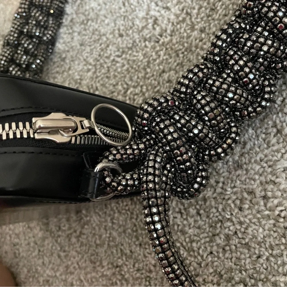 Kara Cobra Crystal Crossbody Bag - Picture 6 of 8